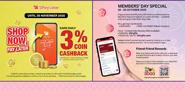 The SOGO Members' Day Sale
