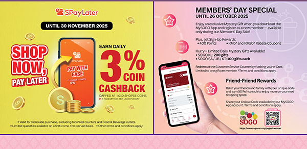 The SOGO Members' Day Sale