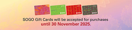 SOGO Gift Card Discontinuation
