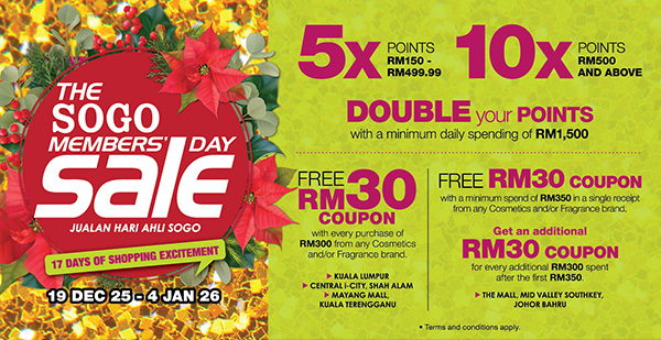 The SOGO Members' Day Sale