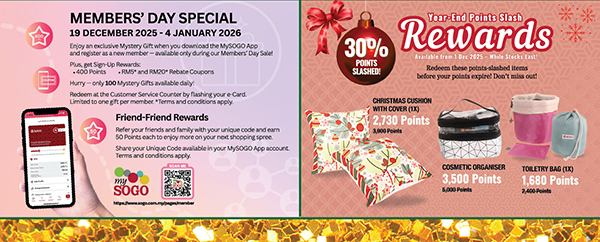 The SOGO Members' Day Sale