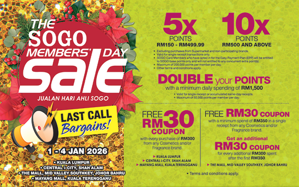 The SOGO Members' Day Sale