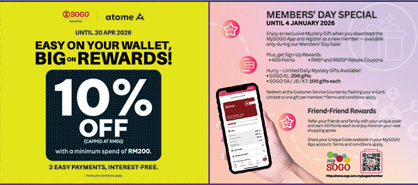 The SOGO Members' Day Sale