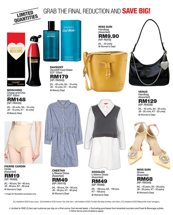 The SOGO Members' Day Sale