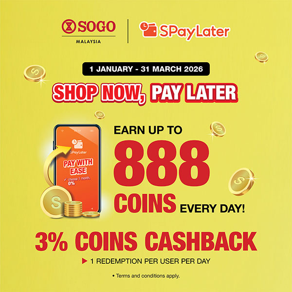 SOGO X SPayLater Coin Cashback
