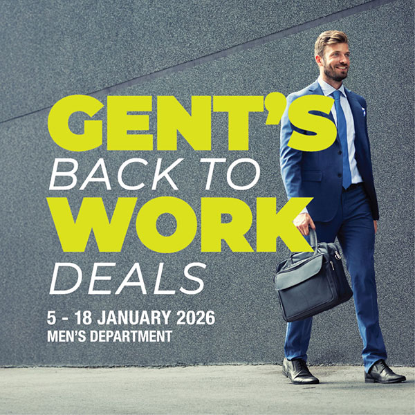 Gent's Back To Work Deals