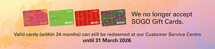 SOGO Gift Card Discontinuation