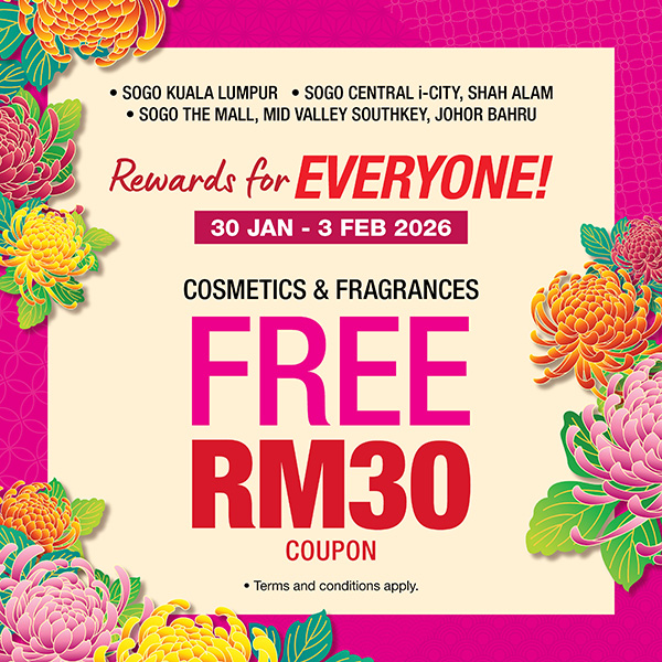 FREE RM30 Coupon
