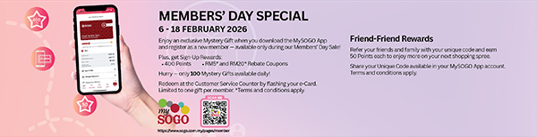 The SOGO Members' Day Sale