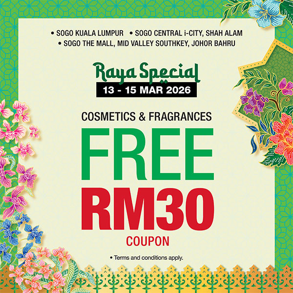 FREE RM30 Coupon