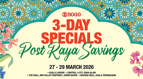 3-Day Specials - Post Raya Savings