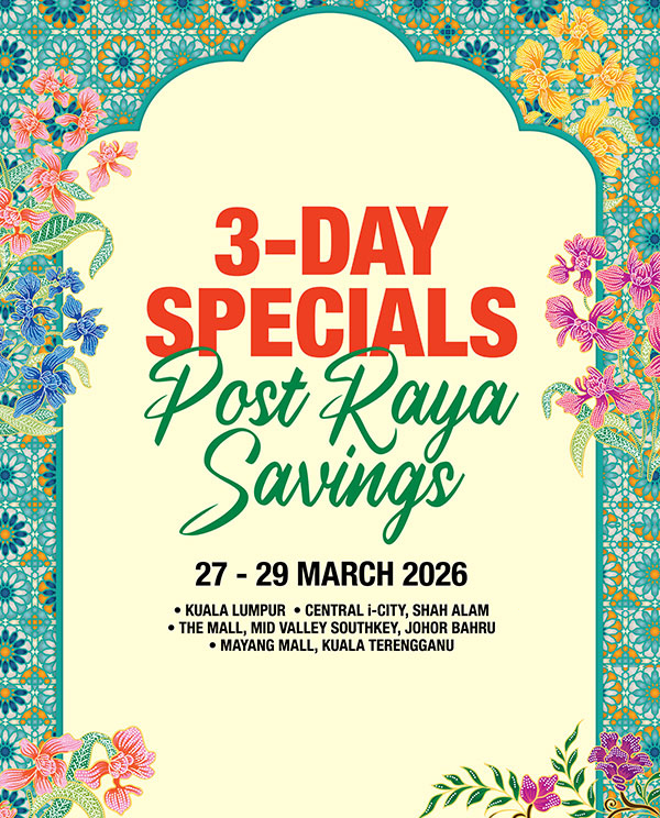 3-Day Specials, Post Raya Savings