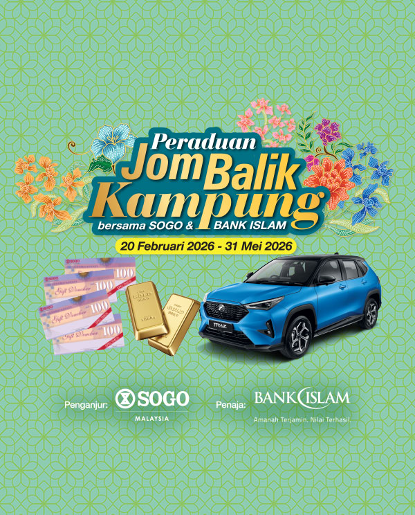 Peraduan Jom Balik Kampung Bersama SOGO & Bank Islam