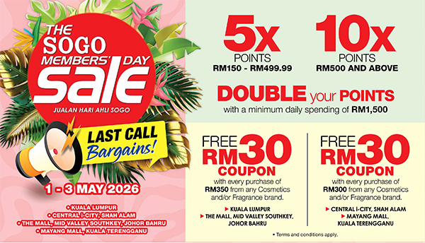The SOGO Members' Day Sale