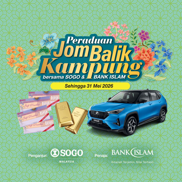 Peraduan Jom Balik Kampung Bersama SOGO & Bank Islam