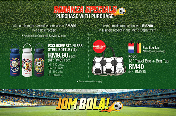Jom Bola! Bonanza Deals