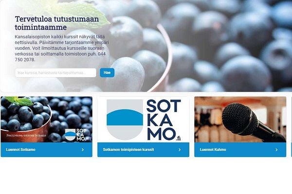 Sotkamon kansalaisopisto juhlistaa merkkivuotta logokilpailulla