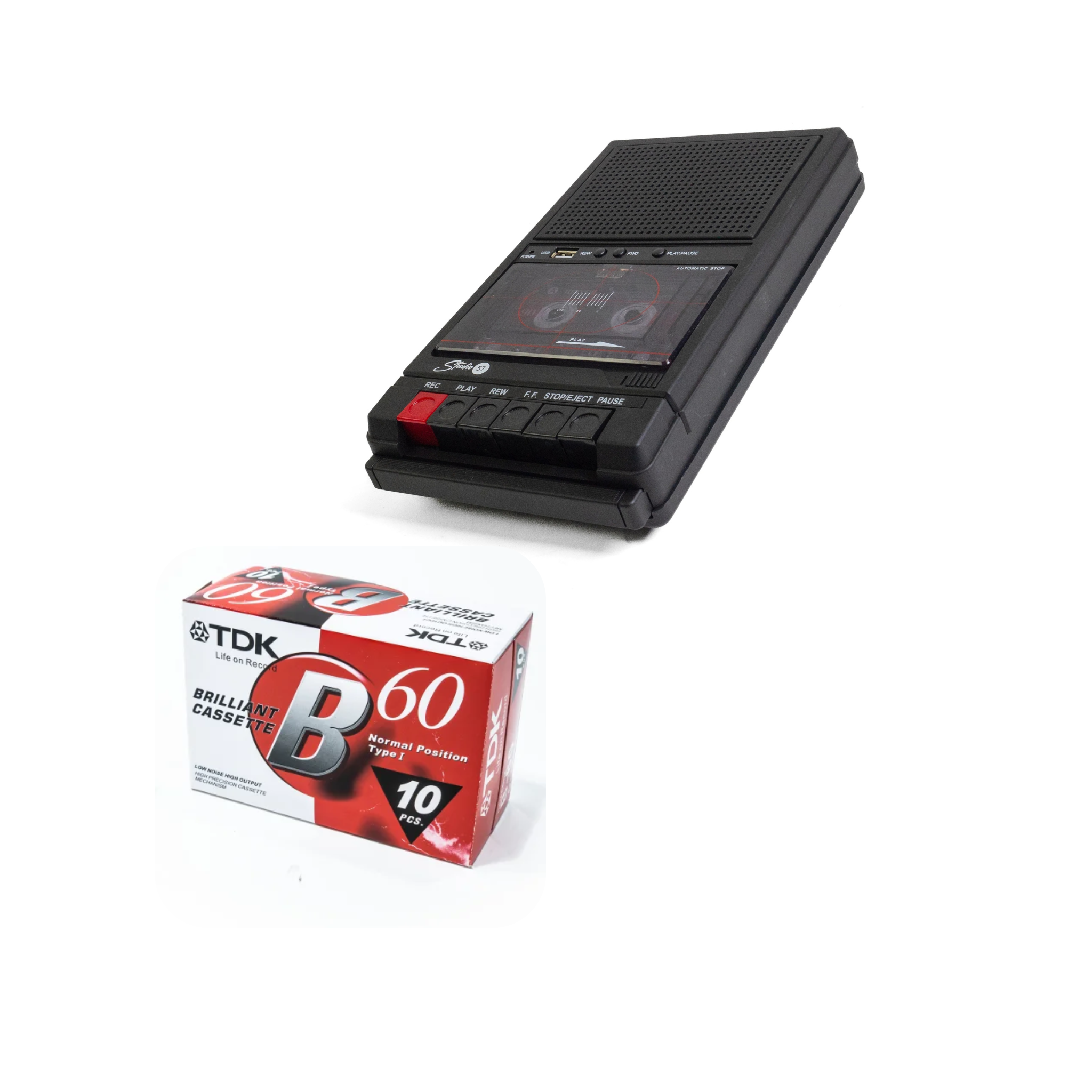 Image of Studio 57 Kassettdäck (Svart) Paket