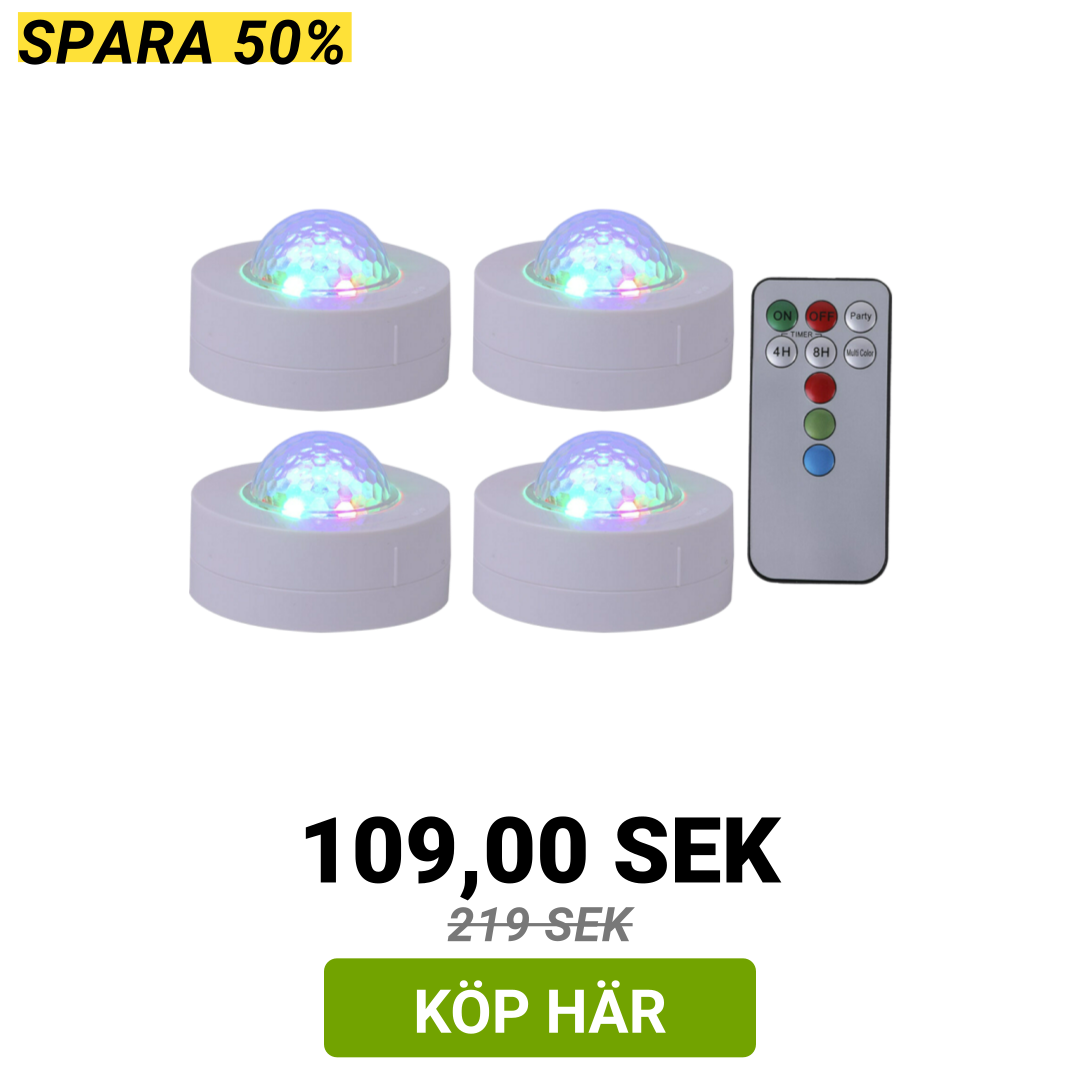 Image of Mini astroeffekt med batteri (4-pack)