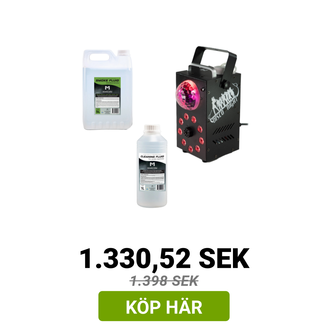 Image of Marconi Rökmaskin m. RGB & Astro Effekt (700W) Bundle