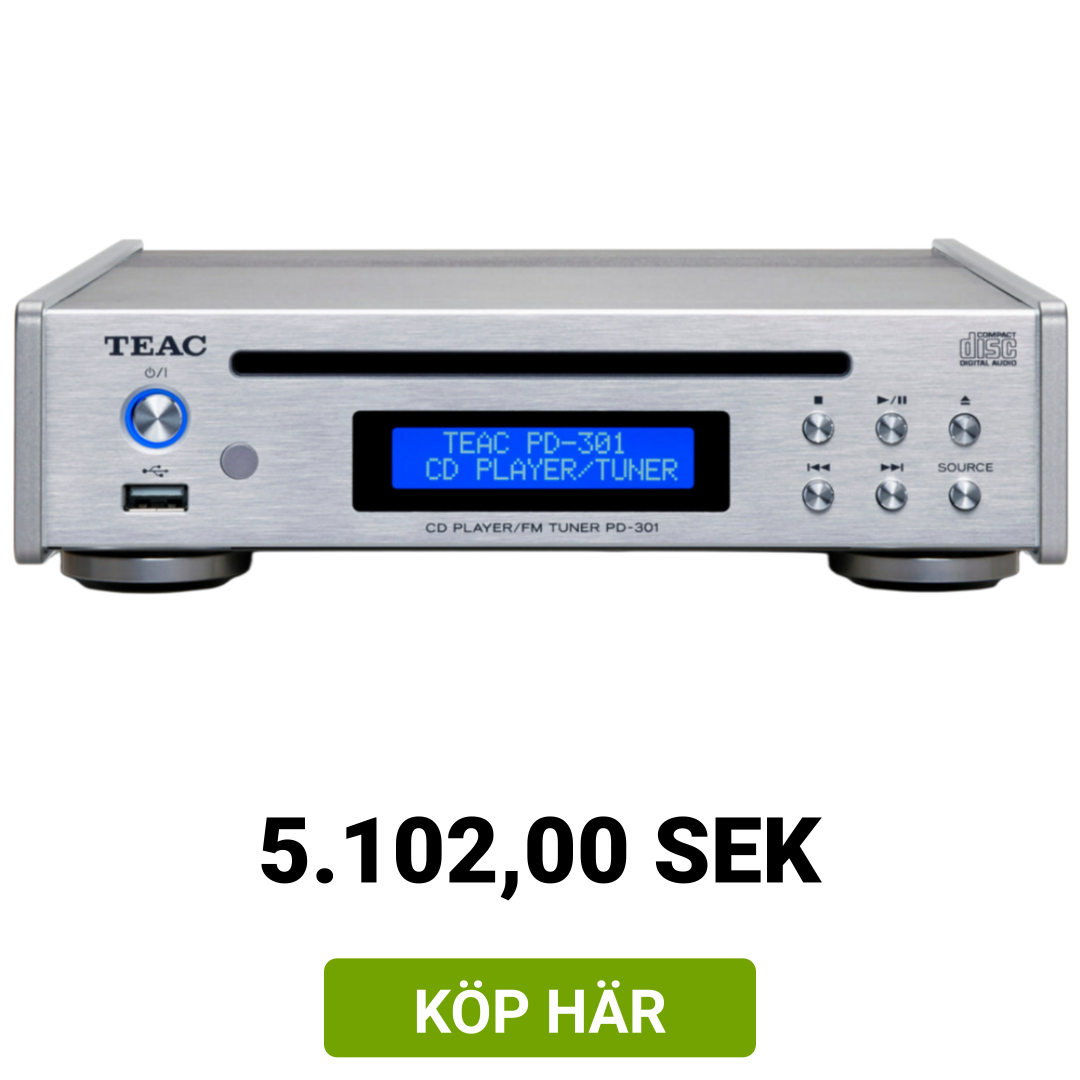 Image of TEAC PD-301DAB-X/S, DAB+/FM og CD Afspiller (Sølv)