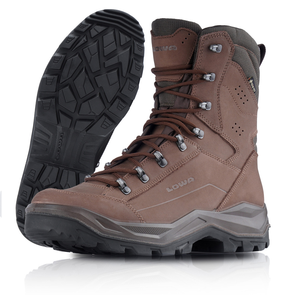 Lowa - Wysokie buty taktyczne Renegade II N GTX HI TF - Gore-Tex - Dark Brown - 310911 0493