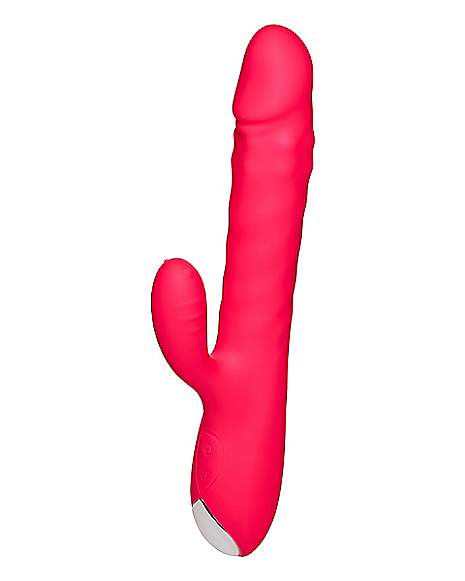 Over the Top 10-Function Thrusting Rabbit Vibrator 9.4 Inch - Hott Love Extreme