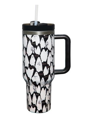 Ghost Portable Travel Tumbler with Straw - 40 oz.