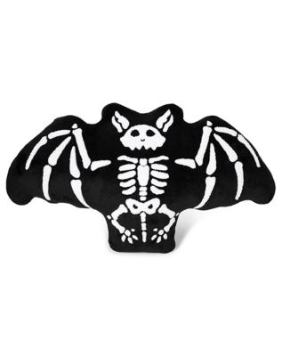 Skeleton Bat Pillow