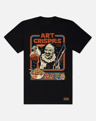 Art the Clown Crispies Terrifier T Shirt - Steven Rhodes