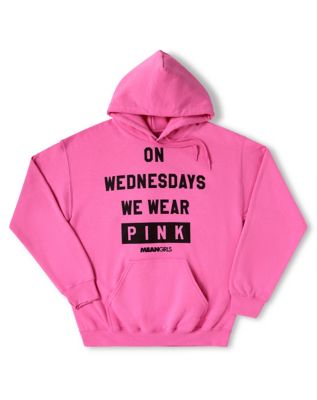 Mean Girls On Wednesdays We Wear Pink Hoodie