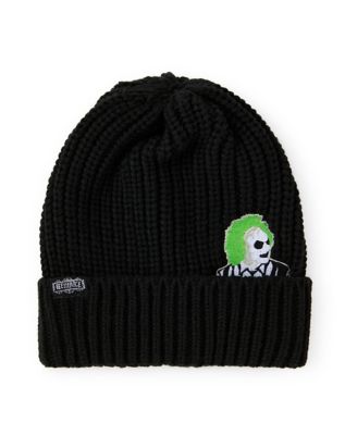 Beetlejuice Peek Cuff Beanie Hat