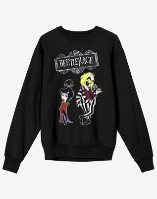 Beetlejuice and Lydia Animated Crewneck Sweatshirt