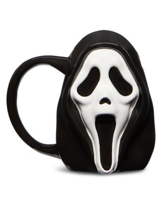 Ghost Face Molded Coffee Mug - 17 oz.