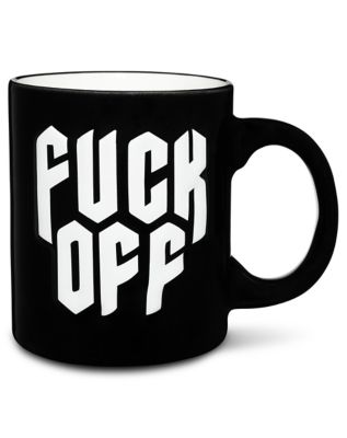 Fuck Off Embossed Coffee Mug - 20 oz.