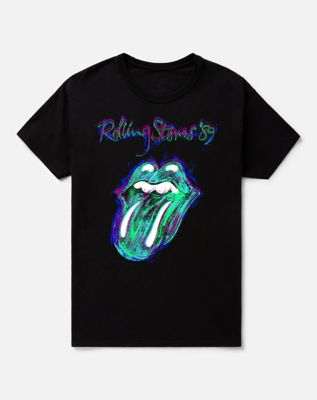 Rolling Stones '89 Psychedelic T Shirt - The Rolling Stones