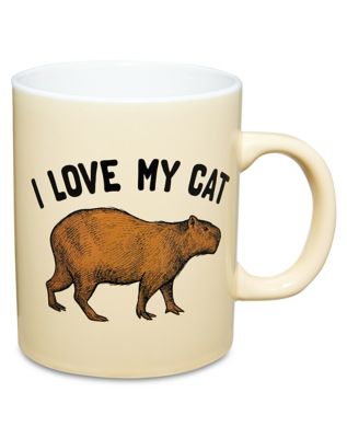 I Love My Cat Capybara Coffee Mug - 20 oz.