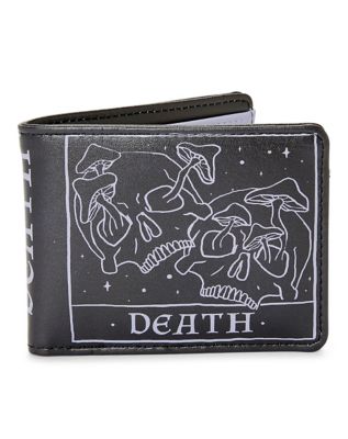 Death Skull Mushroom Bifold Wallet