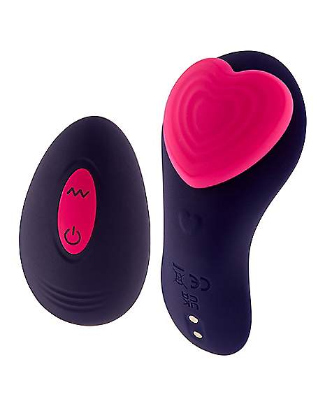 Heart On 9-Function Wearable Remote Control Vibrator - Hott Love