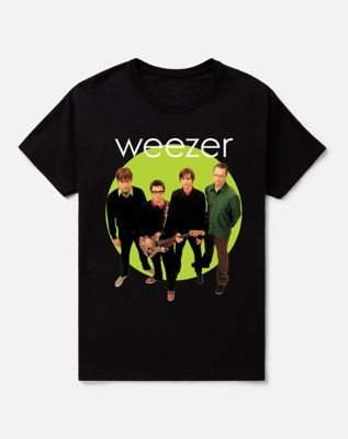 Weezer Green Circle T Shirt