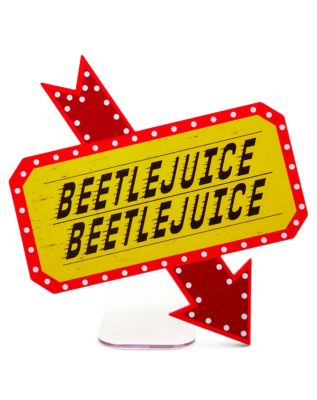 Beetlejuice Light Up Sign