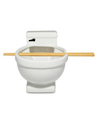 Toilet Bowl with Chopsticks - 26 oz.