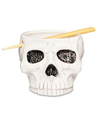 Skull Bowl with Chopsticks - 19.5 oz.