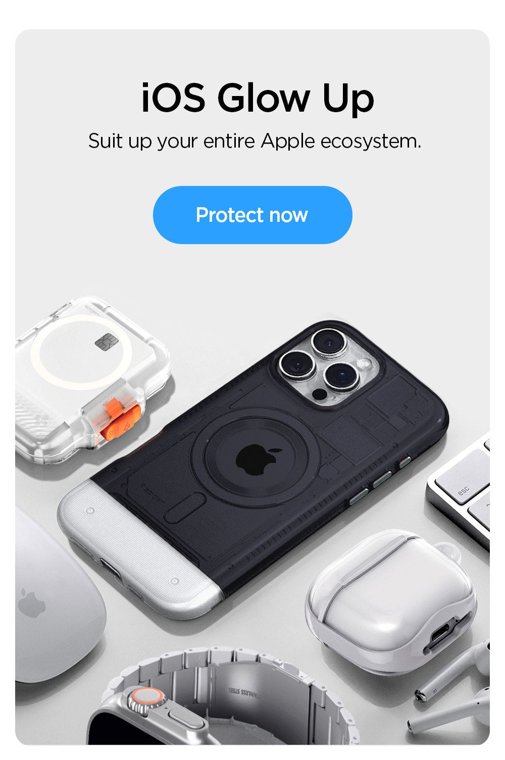 iOS Glow Up. Suit up your entire Apple ecosystem. Protect now.