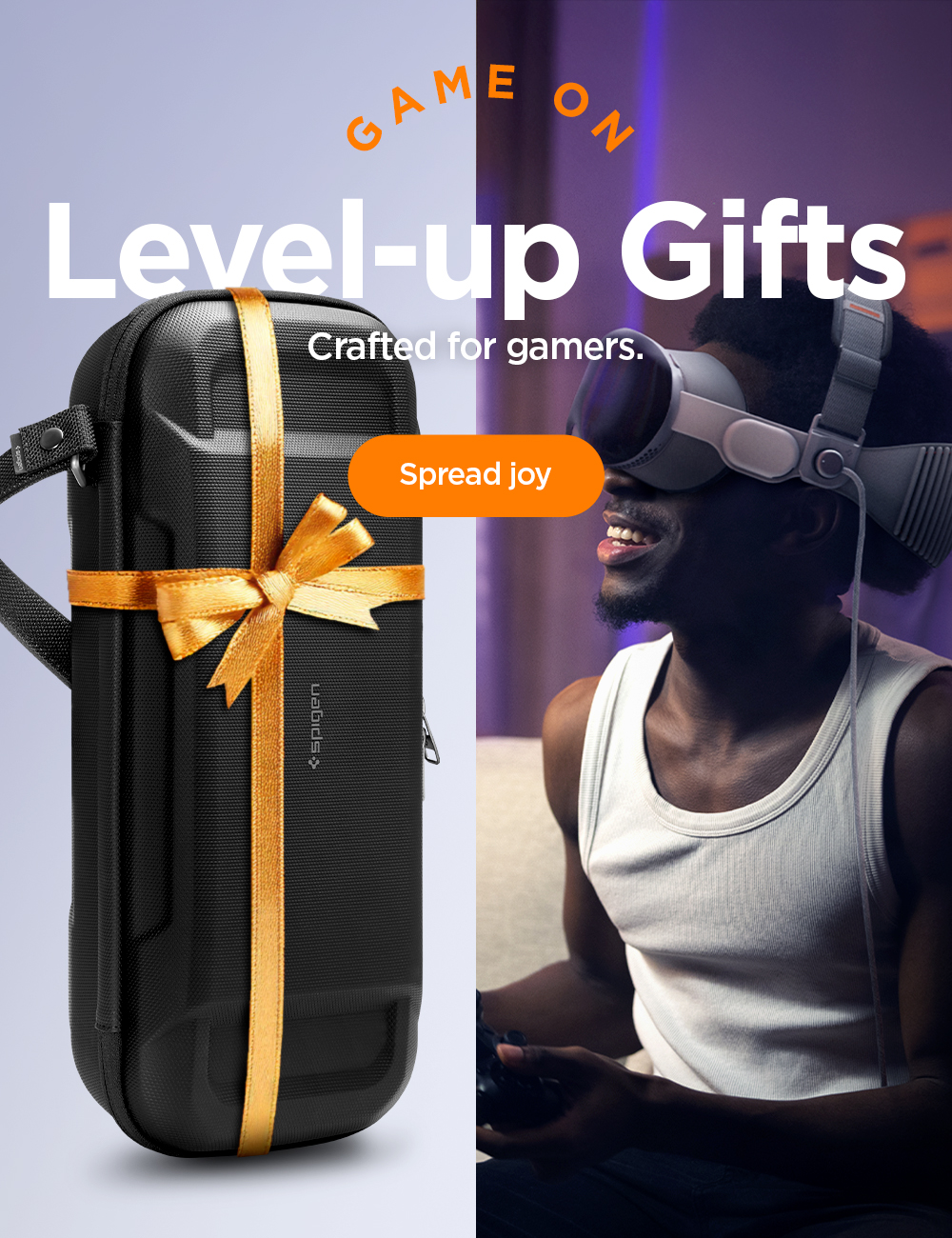 Game on. Level-up Gifts. Crafted for gamers. Spread joy for Apple Vision Pro, Nintendo Switch, PlayStation, Rog Ally, Steam Deck, and more.