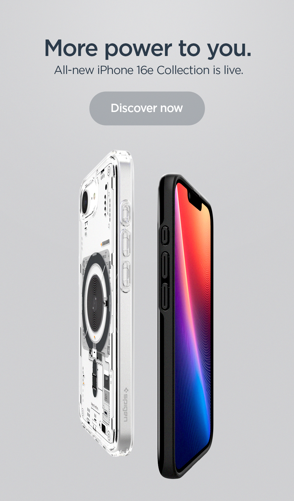 More power to you. All-new iPhone 16e Collection is live. 