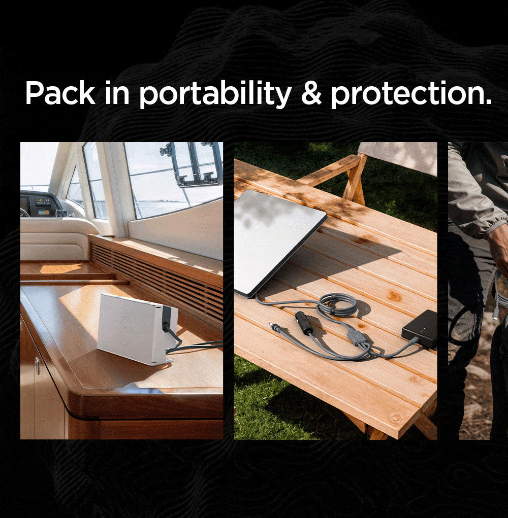 Pack in portability and protection. 