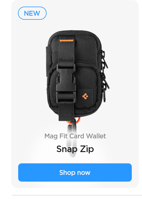 NEW: Mag Fit Card Wallet Snap Zip (MagSafe compatible). Shop now.