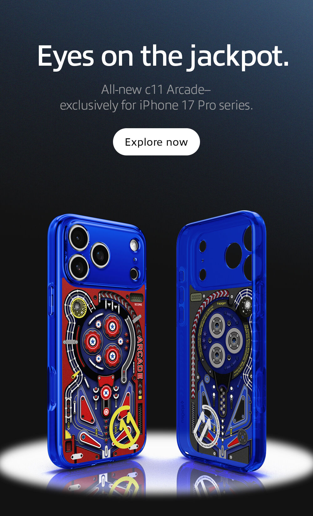 Eyes on the jackpot. All-new c11 Arcade–exclusively for iPhone 17 Pro series. Explore now.