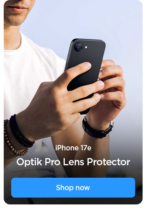 iPhone 17e Optik Pro Lens Protector. Shop now.